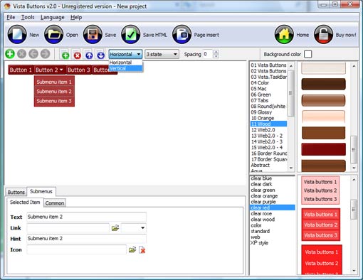 Drop Down Menu Tutorial Javascript ScreenShot