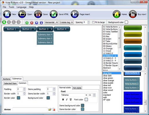 Create Sub Menu ScreenShot