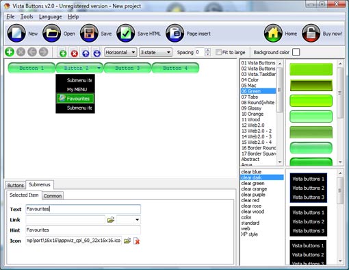 How To Creat Html Submenu ScreenShot